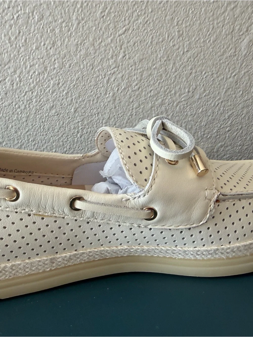 Dolce Vita perforated leather